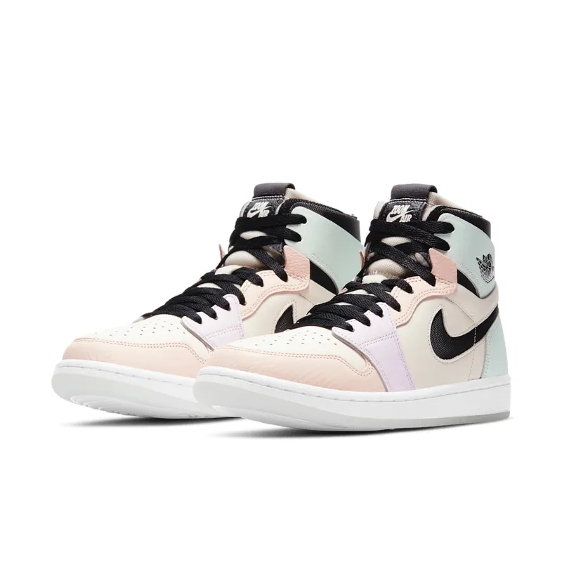 Jordan 1 Zoom CMFT Easter – “White / Grey Heather / Olive Aura / Khaki” (CT0979-101)