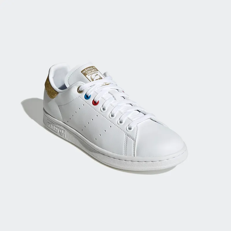 Adidas Stan Smith Cloud White / Blue Rush / Matte Gold (GY5700)