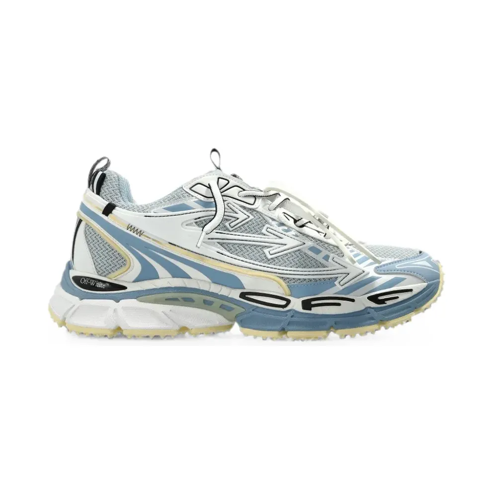 Off-White Be Right Back Light Grey / Cyan Celeste (OMIA295S26FAB001054C)