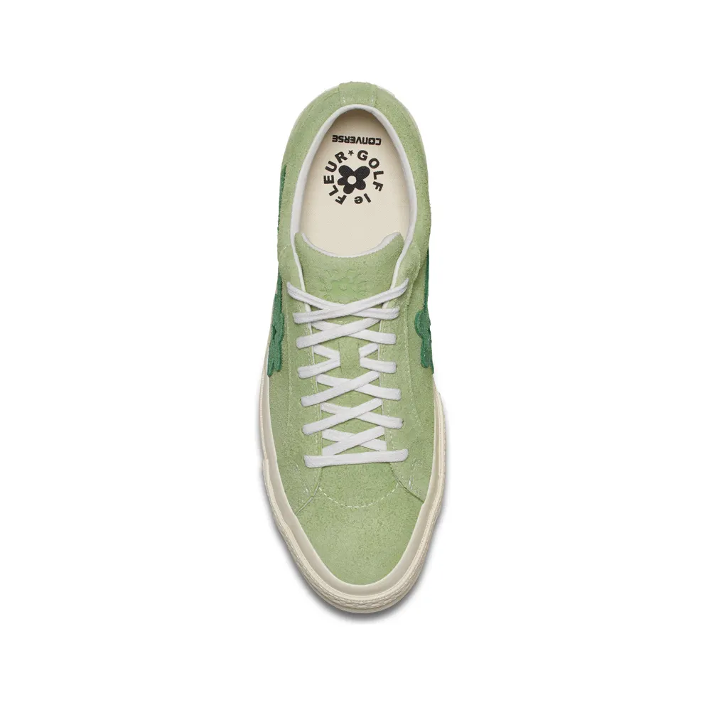 Converse One Star Ox Tyler the Creator Golf Le Fleur Jade Lime Green/White (160327C)