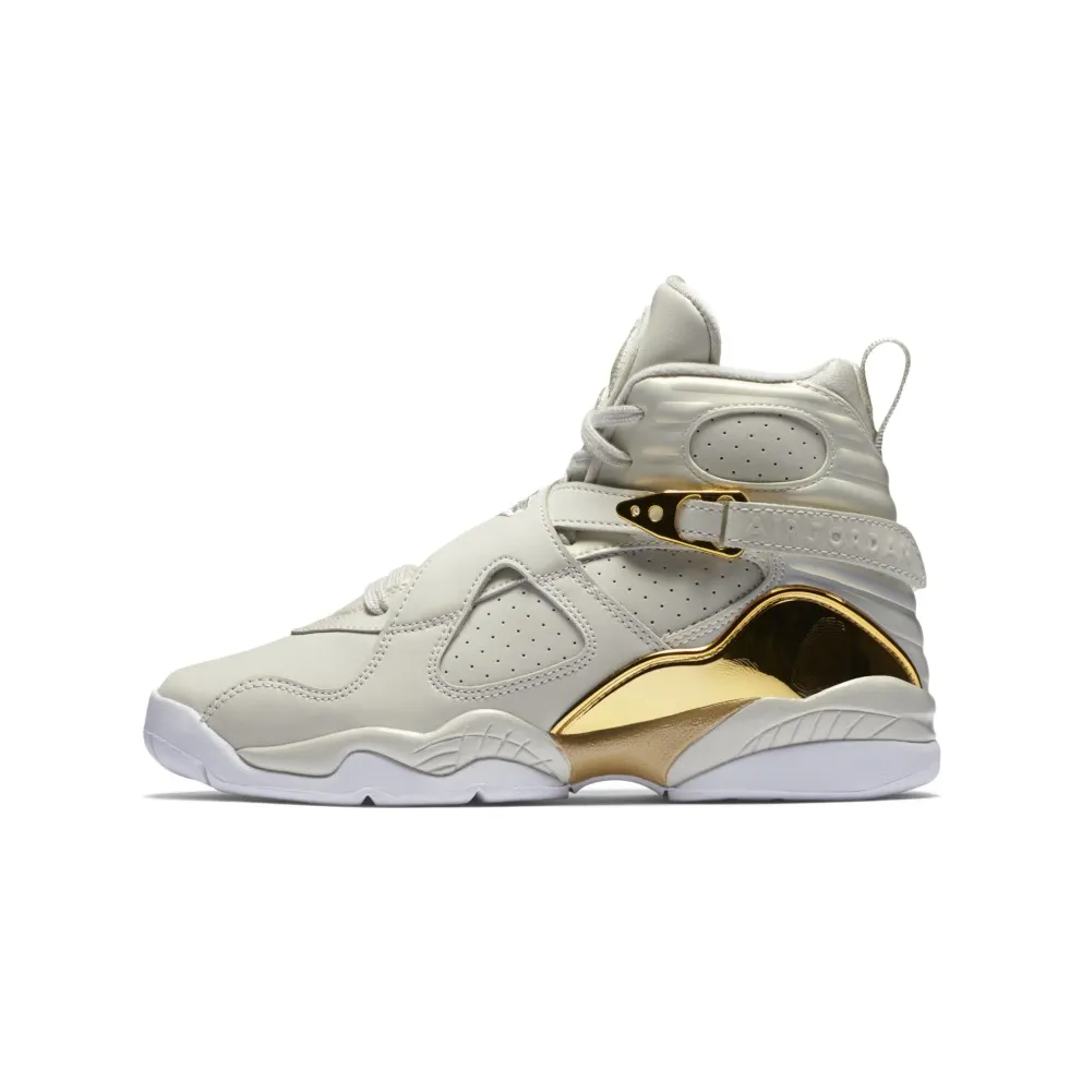 Jordan 8 Retro Champagne (GS) Light Bone/Metallic Gold-White (833378-030)