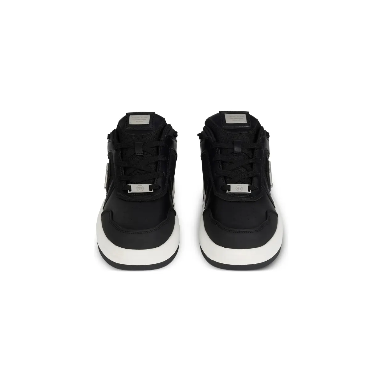 Philipp Plein SK8R Logo-plaque Low-top “Black” (USC0925 PTE003N 02) (3)