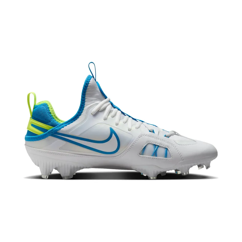 Nike Huarache 9 Varsity LAX SE White Volt Vivid Blue (FZ3620-100)