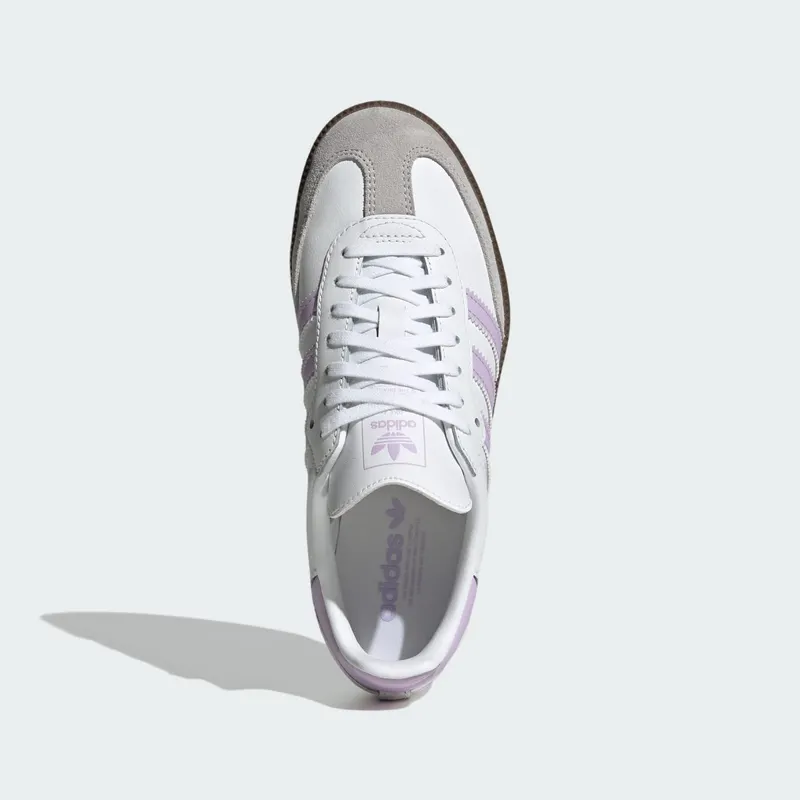 Adidas Samba OG GS “Cloud White / Powder Plum / Gum” (JQ2842)
