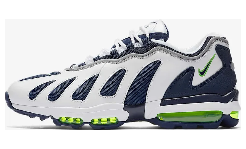 Nike Air Max 96 XX “White / Scream Green / Obsidian” (870165-100)
