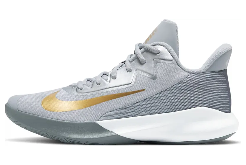 Nike Precision 4 “Wolf Grey Metallic Gold” (CK1069-007)