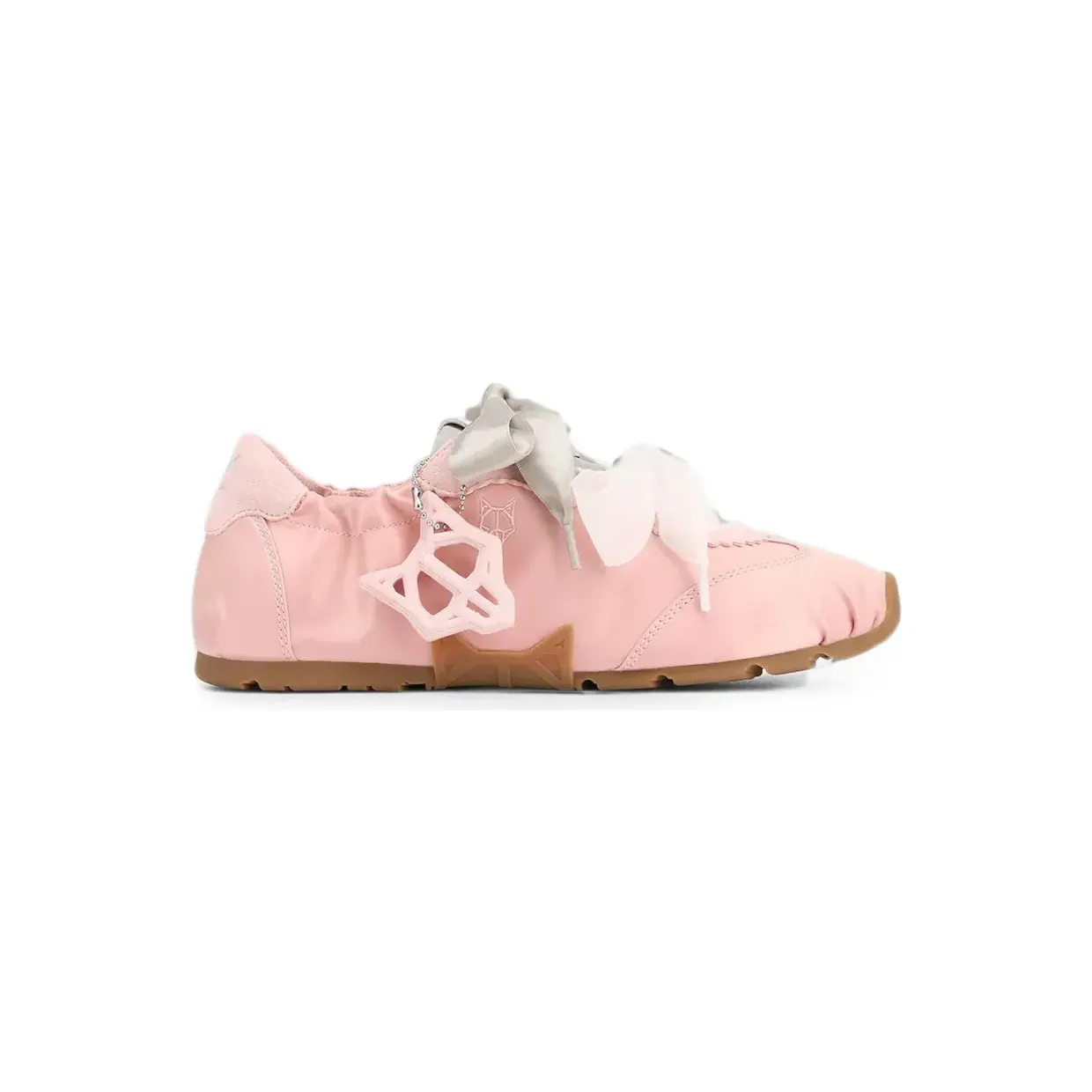 Naked Wolfe Satijnen verfraaid met strik “Pink” (ADORABLEPINKSATIN)