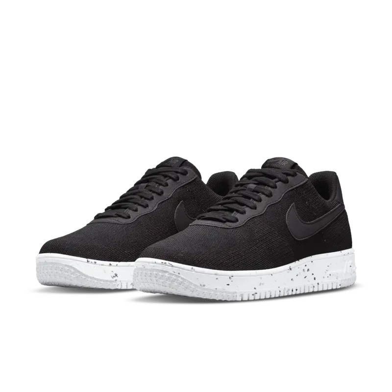 Nike Air Force 1 Low Crater Flyknit Black White (DC4831-003)