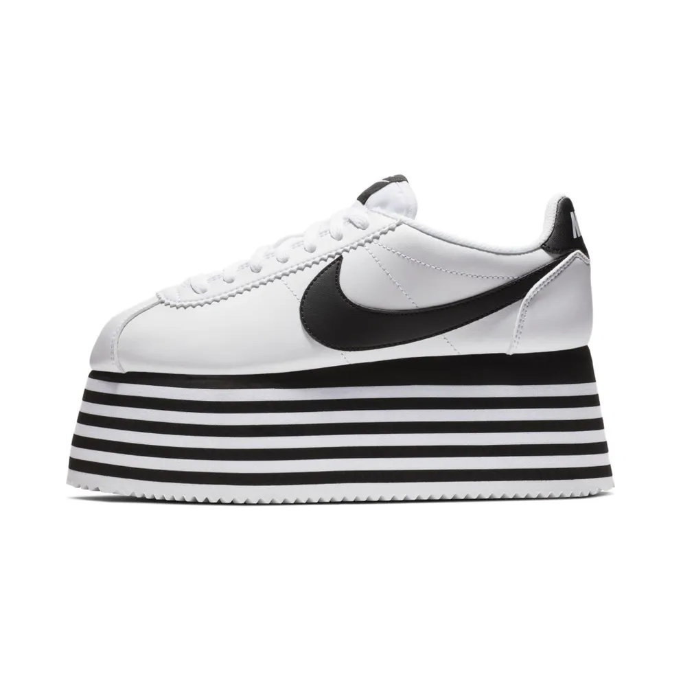 Nike Cortez Platform Comme des Garcons White Black (W) White/Black (BV0070-100)