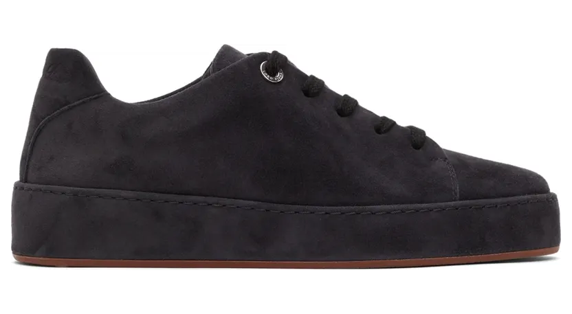 Loro Piana Black Suede Nuages Sneakers (FAI2574)