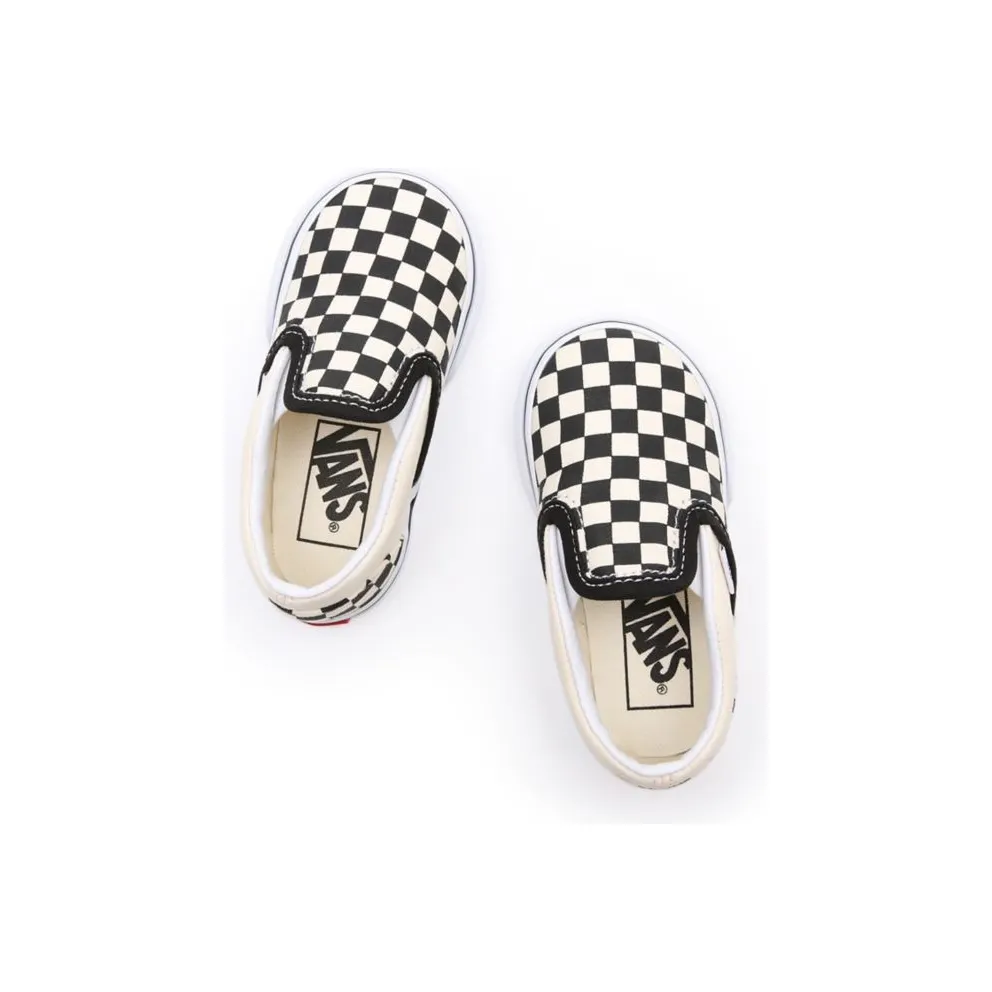Vans Classic Slip-On Checkerboard (TD) Black/White (VN000EX8BWW)