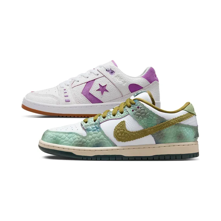 Nike SB Dunk Low Pro x Converse CONS AS-1 Pro x Alexis Sablone “Multi-Color/Multi-Color/Multi-Color” (IF1889-900)