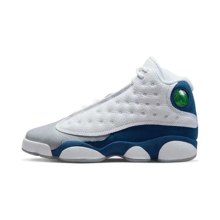 Nike Jordan Kids White & Navy Air Jordan 13 Retro Big Kids Sneakers (DJ3003-164)