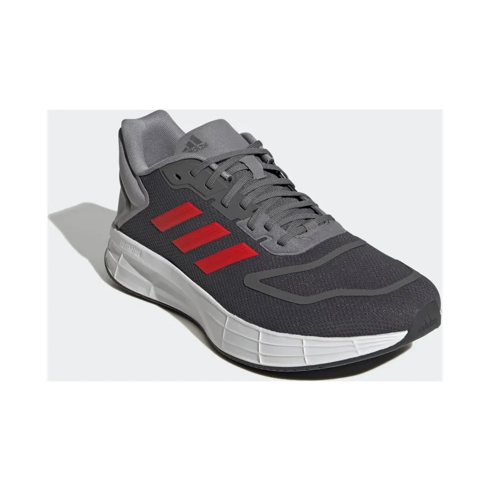 adidas Duramo 10 Wide Grey Four / Vivid Red / Iron Metallic (GW4127)