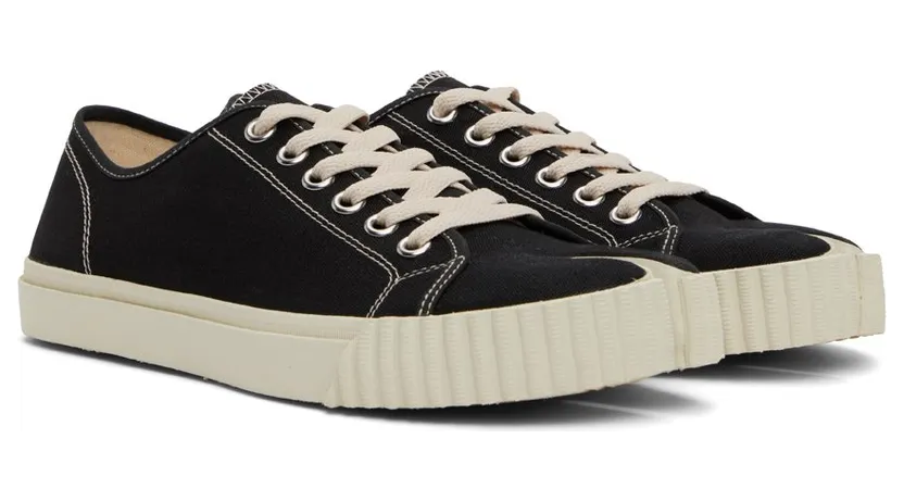 Maison Margiela Black Tabi H0958 Black/White (S38WS0185 P4291) (4)