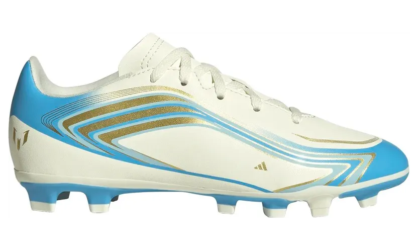 Adidas F50 Messi Club FG/MG Kinder Nockenschuhe, braun, Größe 37 ⅓ (IH1915)