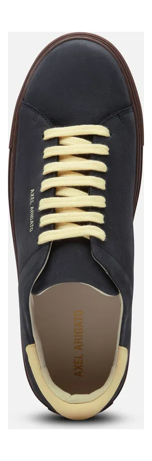 Axel Arigato Clean 90 Sneaker “Dark Blue,Light Yellow” (F4623001) (4)