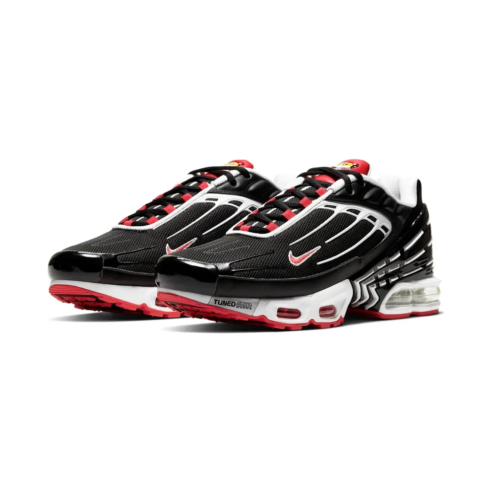 Nike Air Max Plus 3 Black White Track Red Black/White-Track Red (CJ0601-001)