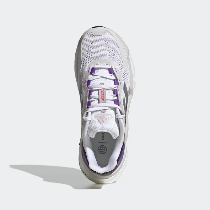 Adidas X9000L3 Cloud White / Silver Metallic / Purple Rush (HR1736)