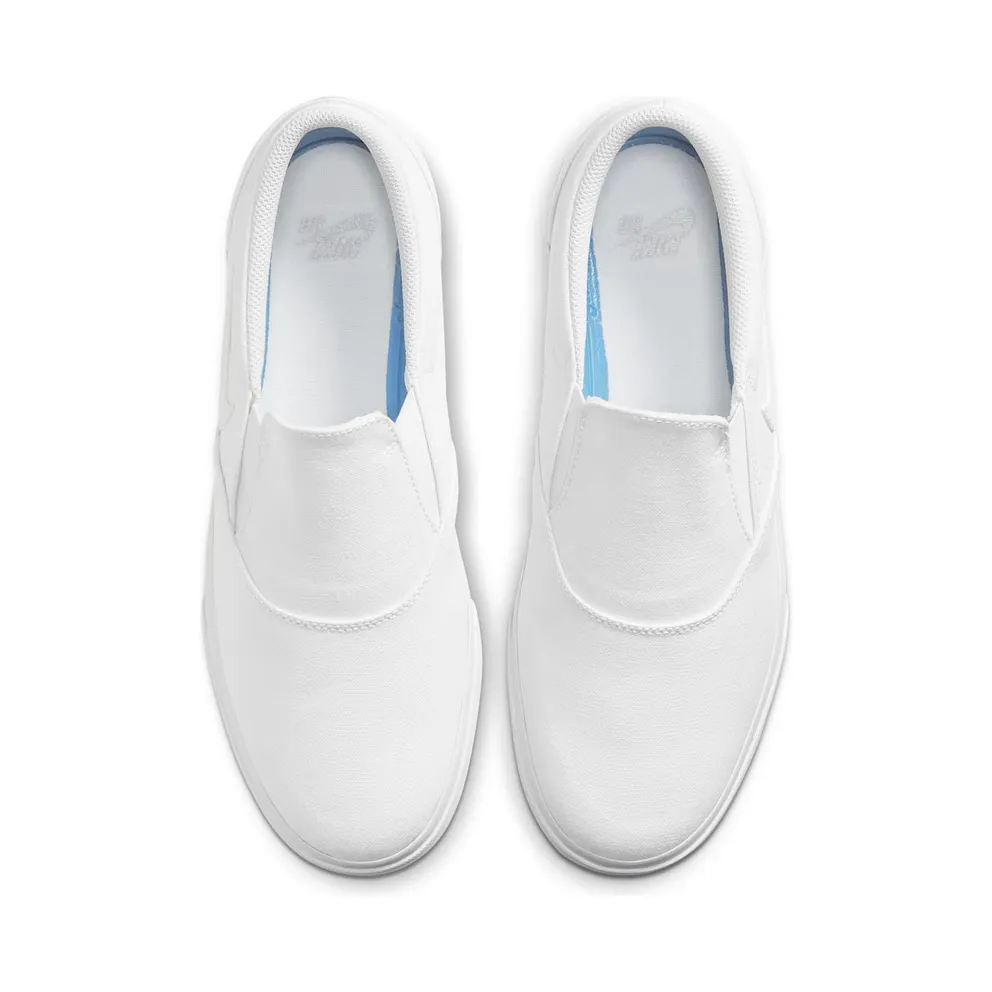 Nike SB Charge Slip White White/White-Black-White (CT3523-100)