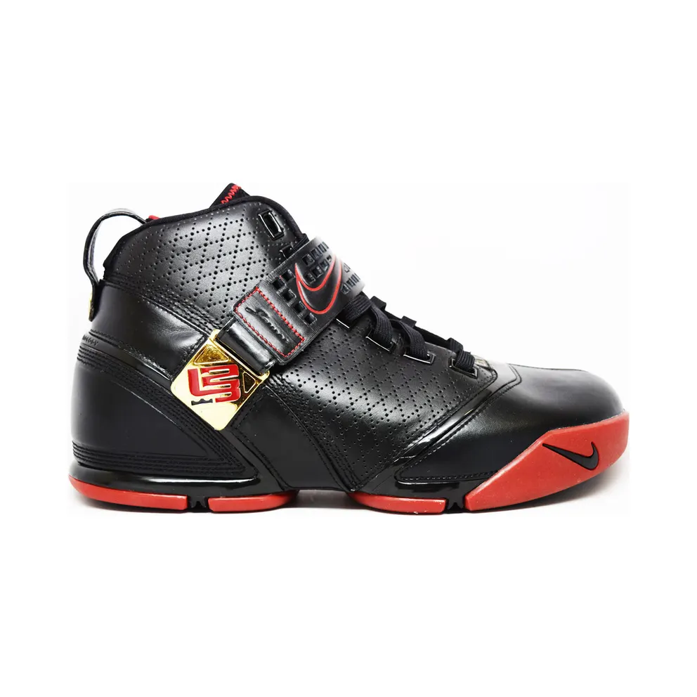 Nike LeBron 5 Black Crimson Metallic Gold (317253-001)