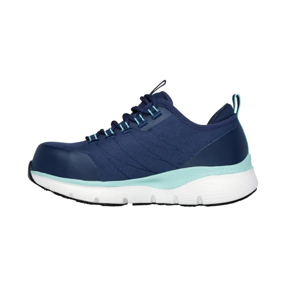 Skechers Work Slip-Resistant: Arch Fit – Ebinal Sneaker Marine/Aqua