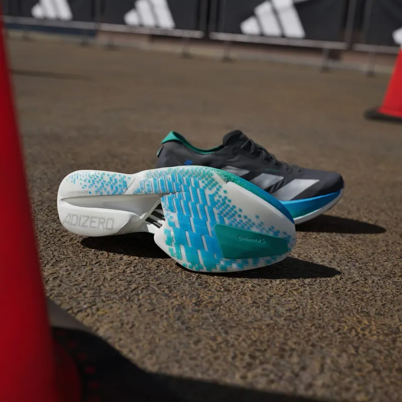 Adidas Adizero Adios Pro 4 Core Black / Matte Silver / Glory Green (JR6365)