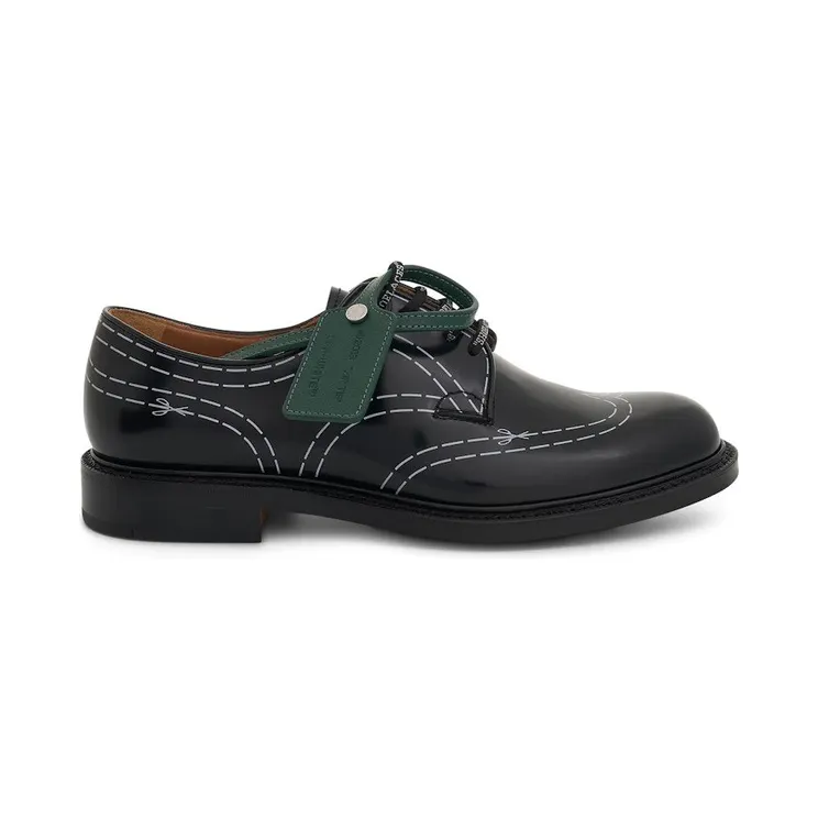 OFF-WHITE Shannon Derby Shoes Church’s Black (OMIF023T22LEA0011001)