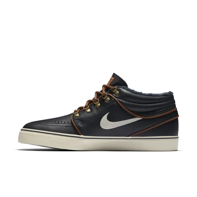 Nike SB Zoom Stefan Janoski Mid Obsidian Tan Dark Obsidian/Birch-Light British Tan (472679-423)