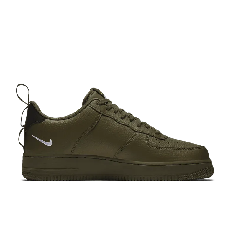 Nike Air Force 1 Low Utility Olive Canvas Olive Canvas/Black-White-Tour Yellow (AJ7747-300)