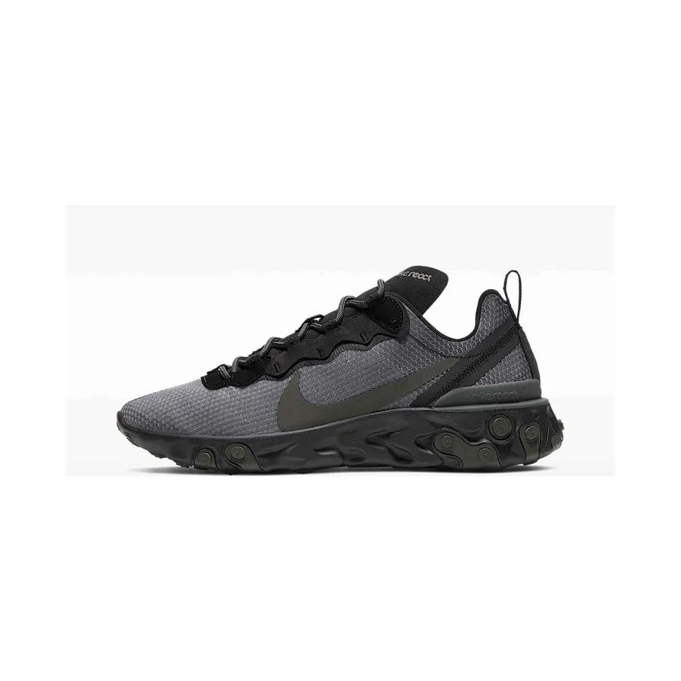 Nike Sportswear React Element 55 Herren Sneaker schwarz (BQ6166-010)