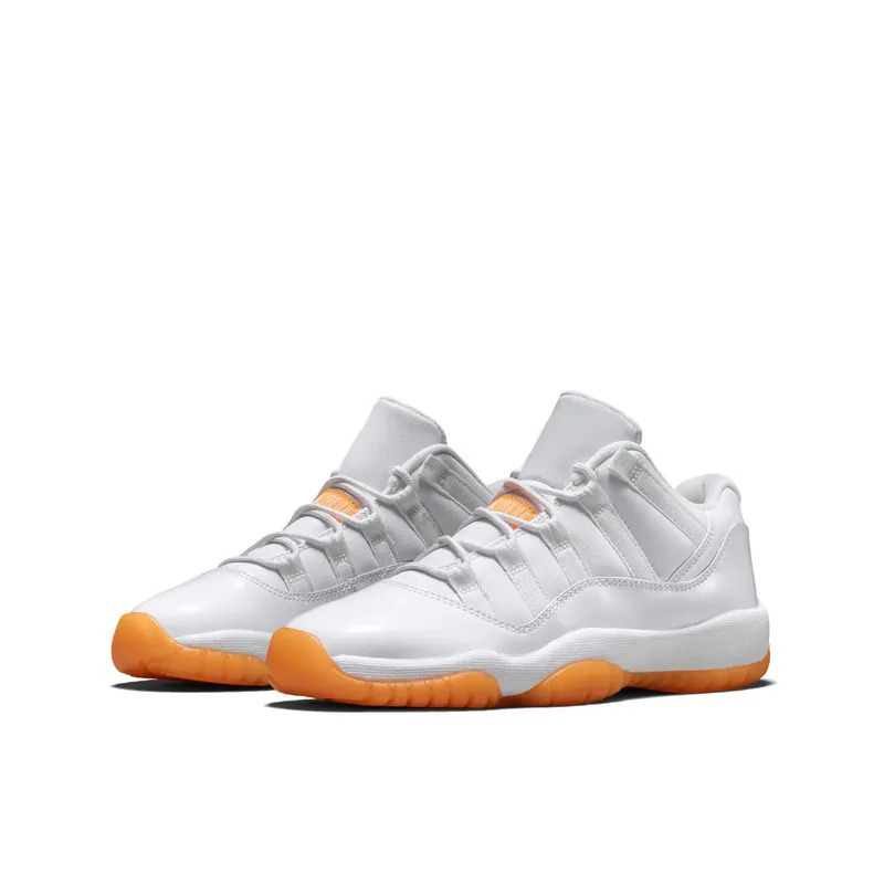 Jordan 11 Retro Low Citrus 2015 (GS) White/White-Citrus (580521-139)