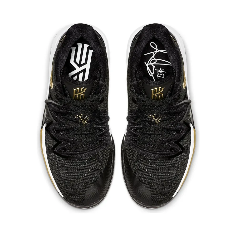 Nike Kyrie 5 Black Metallic Gold (GS) (AQ2456-007)
