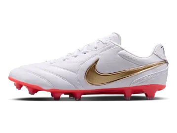 Nike Tiempo Ligera Pro Artificial-Grass Low-Top “White/Bright Crimson/Blur” (HQ3158-102)