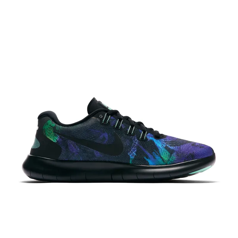Nike Free Rn 2017 Solstice Black Green Glow (883295-001)