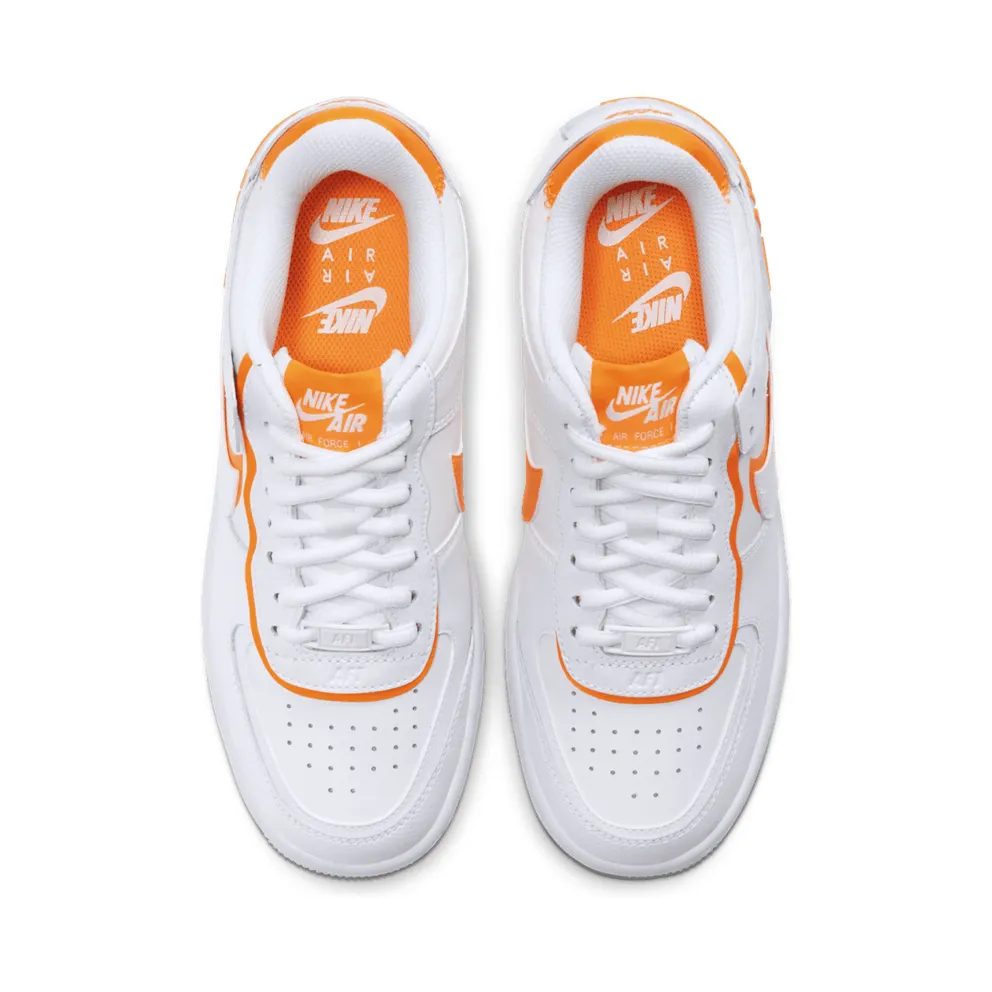 Nike WMNS Air Force 1 Shadow White Orange (2020) (CI0919-103)