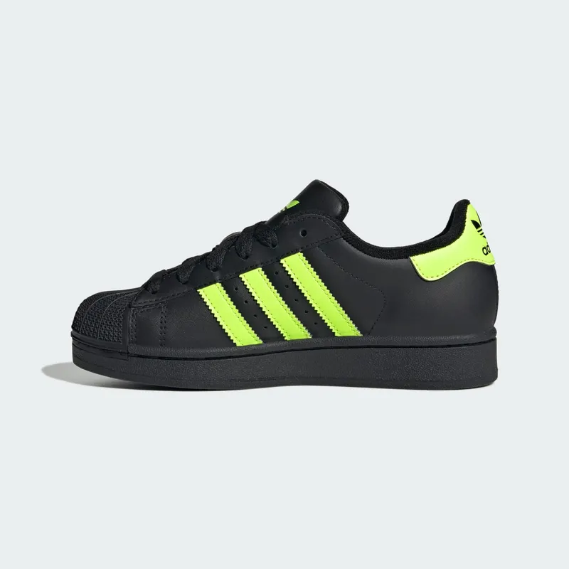 adidas Superstar II Core Black Signal Green (JR3831)