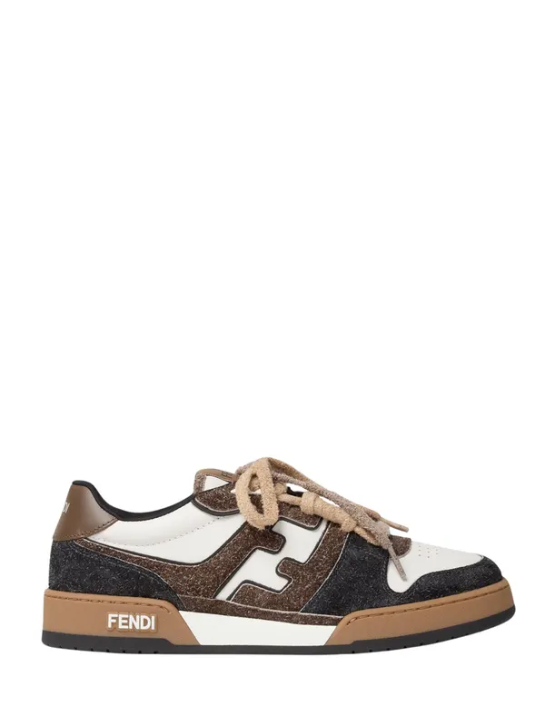 Fendi Match Sneaker White Brown