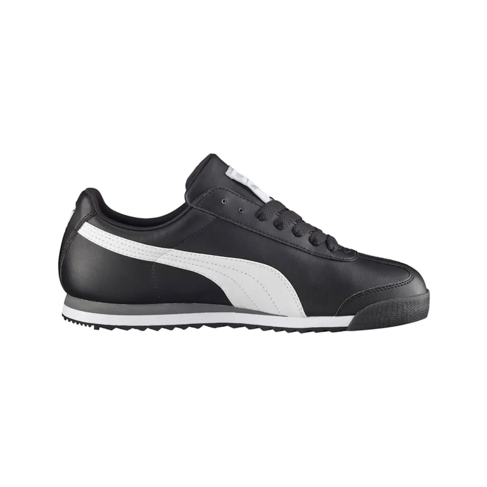 Puma Roma Basic GS “Black White Silver” (354259-01)