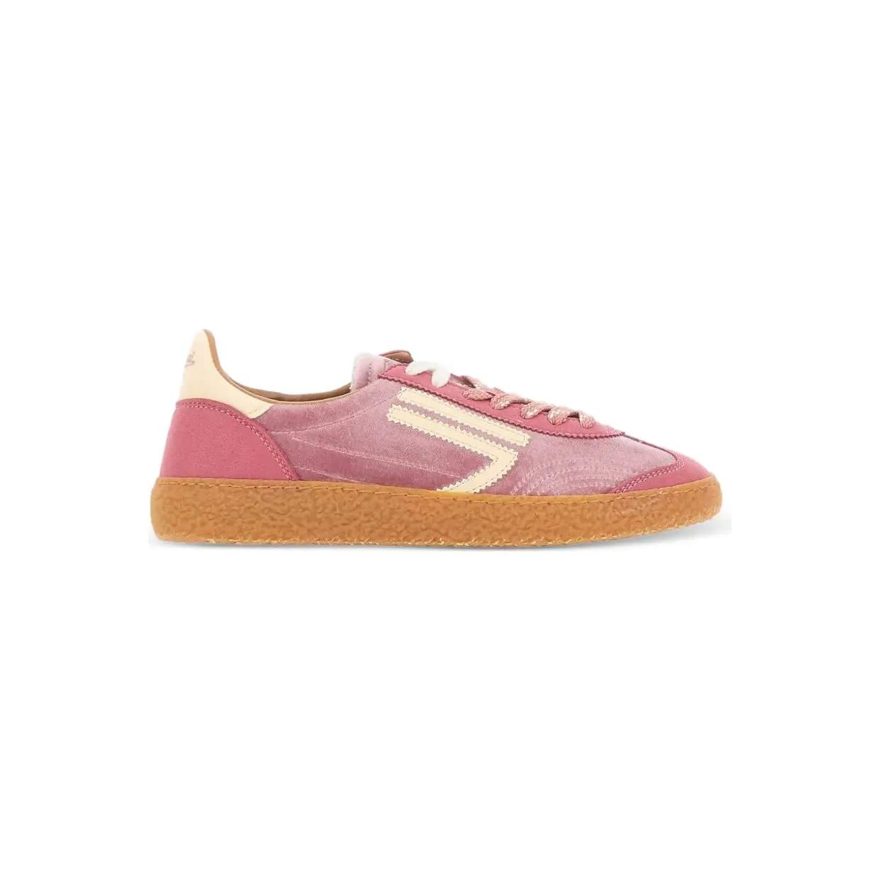 Puraai met fluwelen vlakken “Pink” (PU601X056)