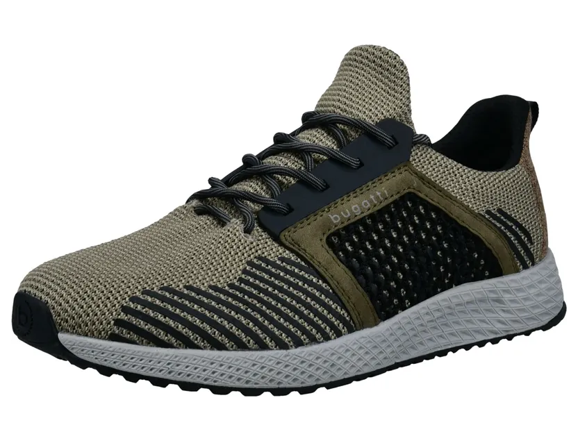 Bugatti sneaker Grijs / Kaki / Olijfgroen / Zwart (342-5176D-6900-7000)
