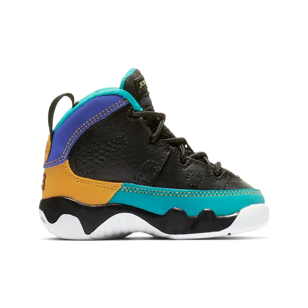 Jordan 9 Retro Dream It Do It (TD) Black/University Red-Dark Concord-Canyon Gold-Turbo Green-White (401812-065)
