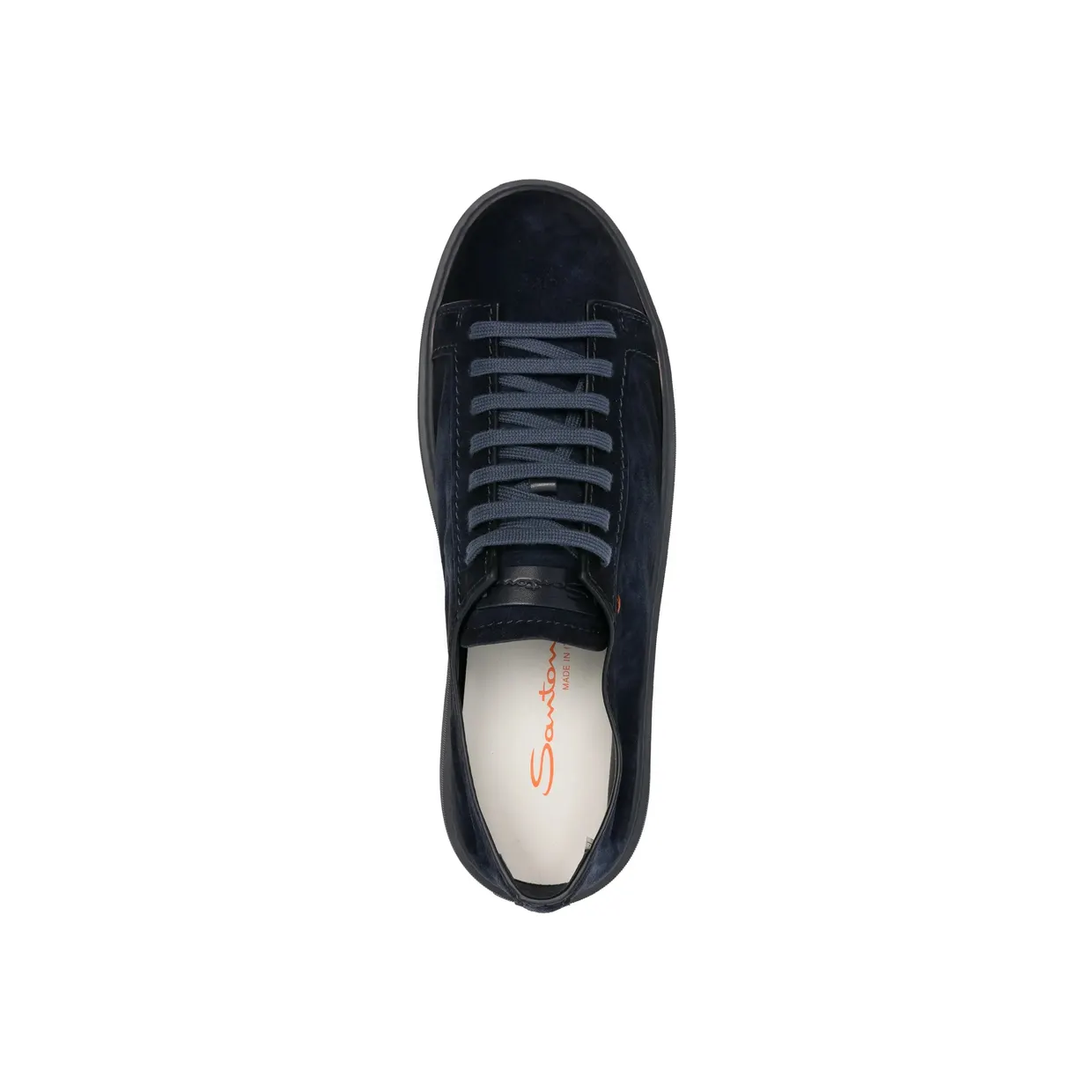 Santoni Suede Lace-up “Blue” (MBCD21571OCAC AOLU60) (4)
