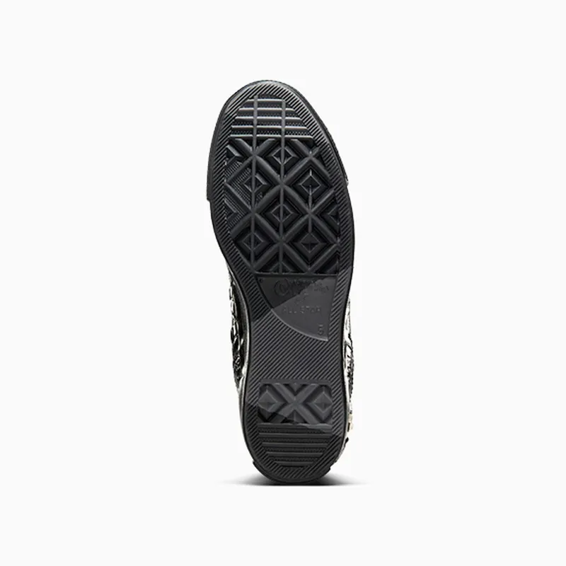 Converse Chuck 70 Plus XHi Leather Black/Black/Light Gold (A09381C)