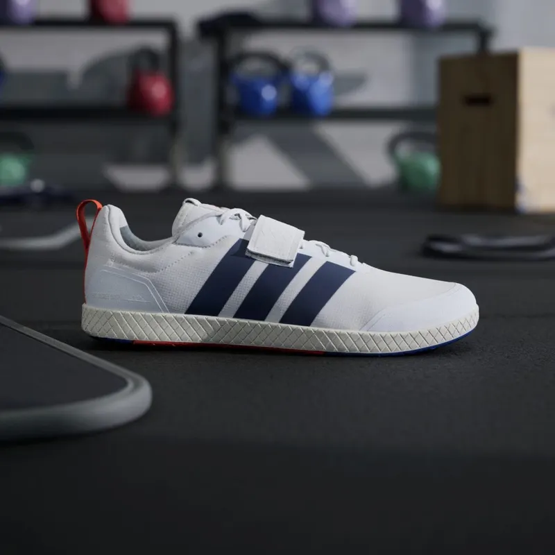 Adidas The Total Gewichthefschoenen Cloud White / Dark Blue / Royal Blue (JP9868)