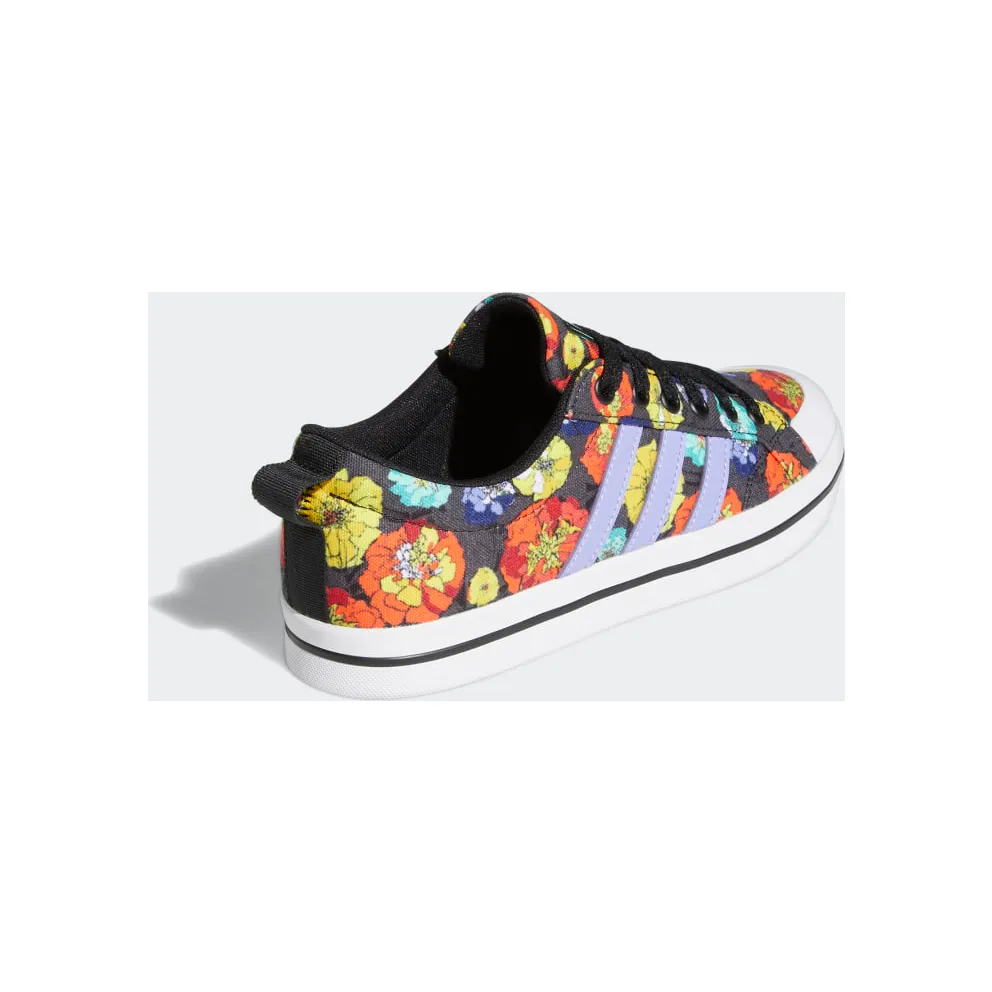 adidas Bravada Lifestyle Skateboarding Floral-Print Core Black / Light Purple / Pulse Mint (GY3218)