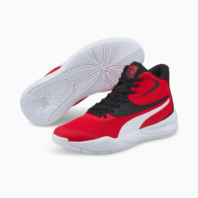 Men’s PUMA Triple Mid High Risk Red/Black (376451-01)