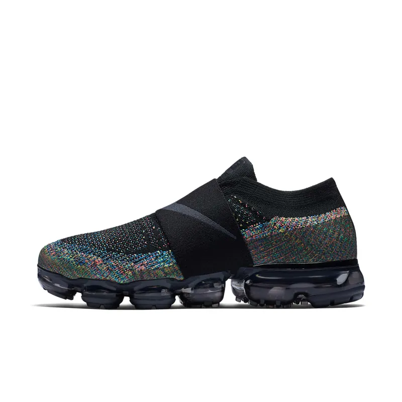 Nike Air VaporMax Moc Multi-Color (W) Black/Dark Grey-Volt-Hot Punch (AA4155-003)
