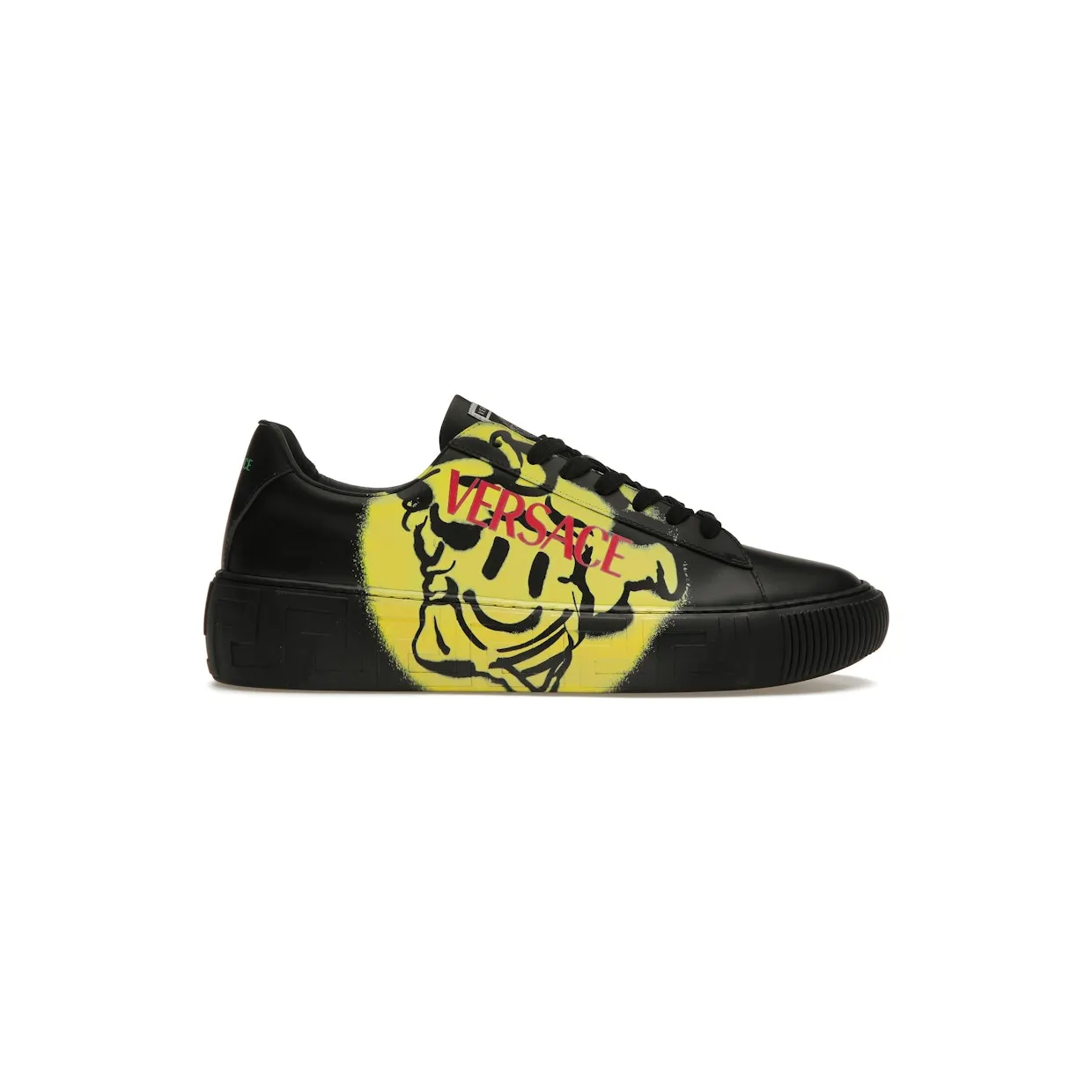 Versace Medusa Greca Low Smiling Medusa Black Green Pink (DSU8404-1A01998_2B670)