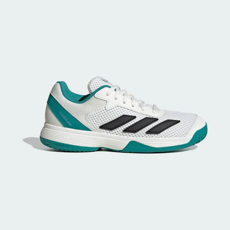 Adidas Courtflash Tennis Kids Cloud White / Pure Teal / Off White (JH5123)
